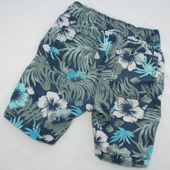 BOYS 5 🐠 TROPICAL OCEAN PRINT SHORTS POCKETS ANIMAL JOGGER LIGHTWEIGHT - Picture 6 of 15